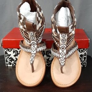 Naughty Monkey Gladiator Sandals